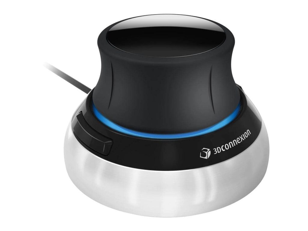 uso del space mouse en diseño industrial